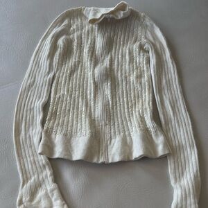 Max & Co cashmere zip up sweater size small